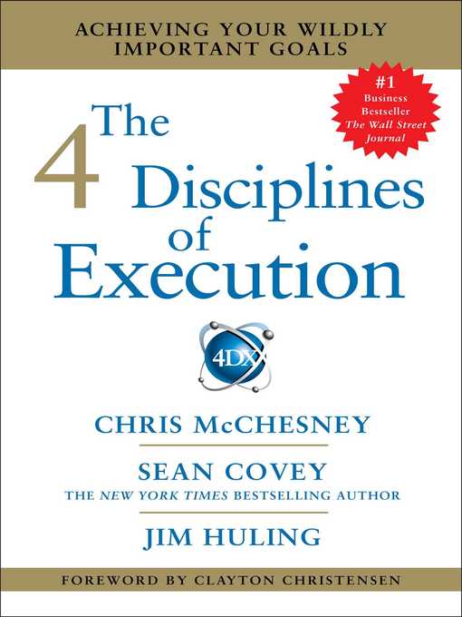 Title details for The 4 Disciplines of Execution by Chris McChesney - Available